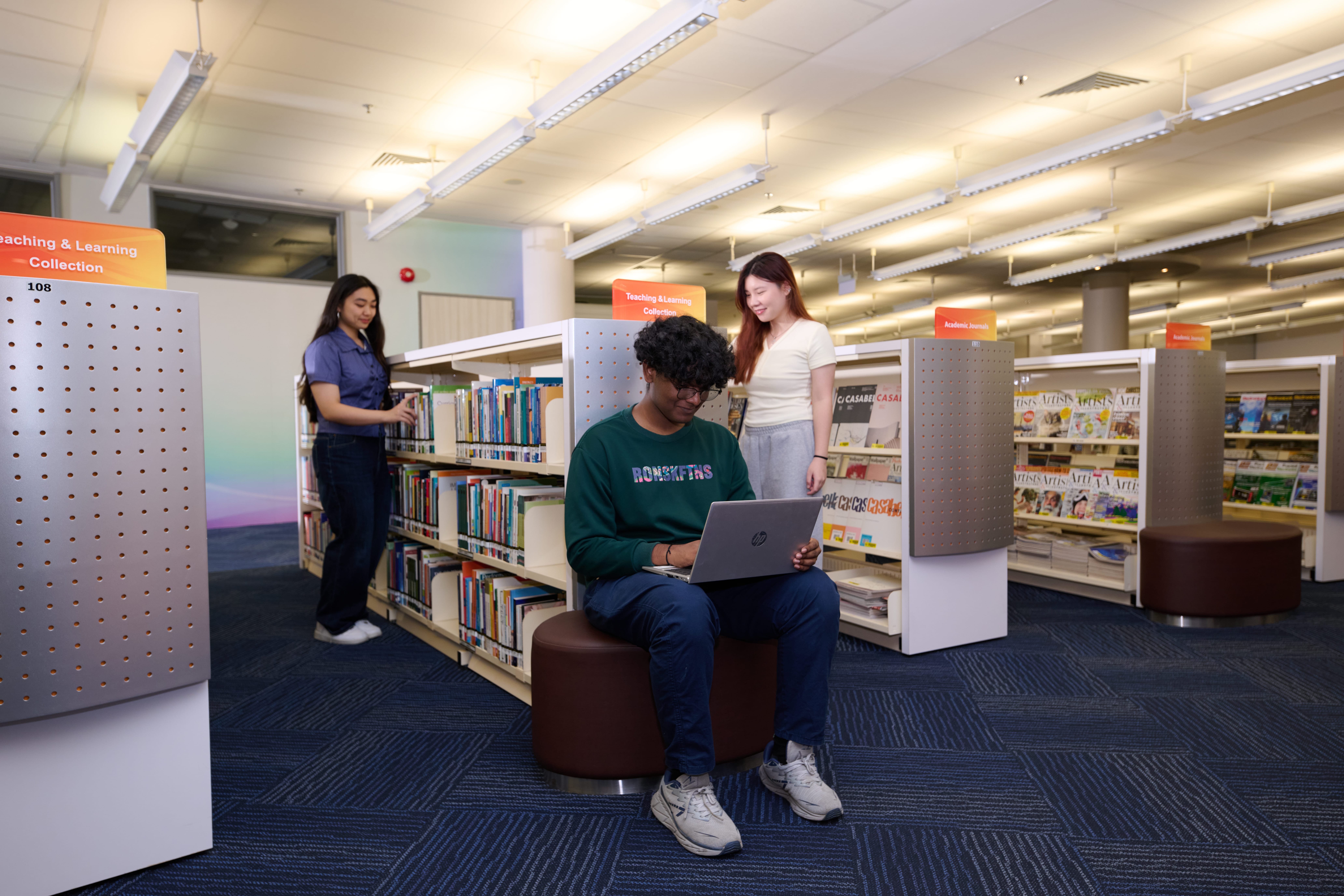 Teaching and learning and innovation and enterprise collection at level 5 centre wing